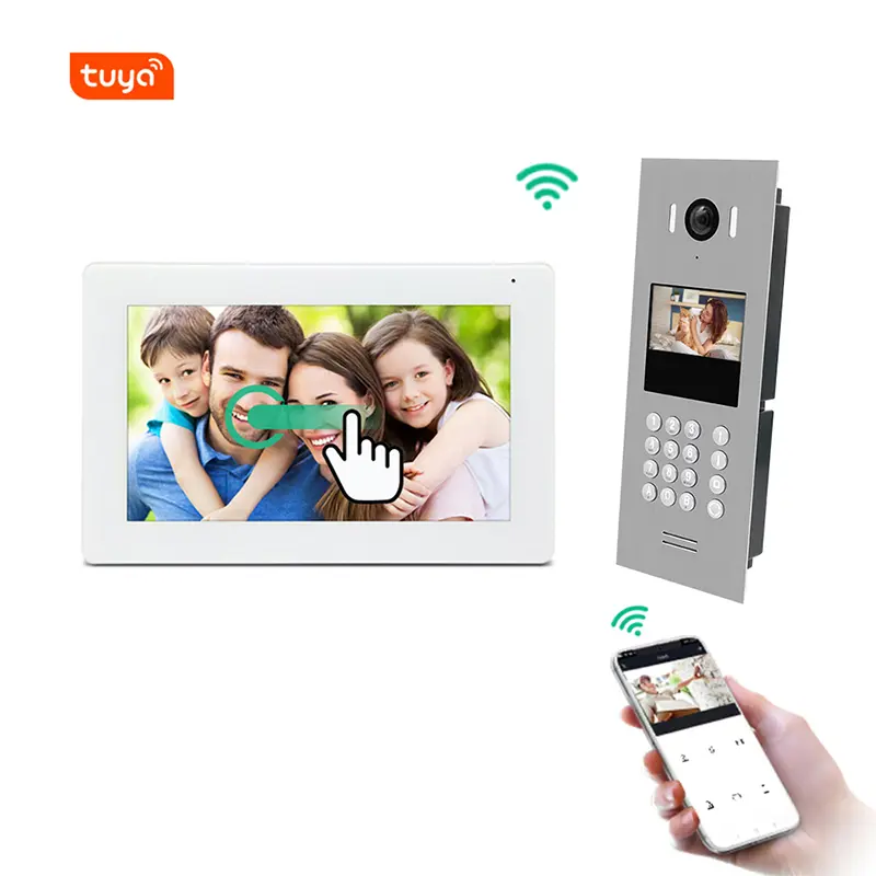 Stainless Steel IP Video Door Entry System For Apartment