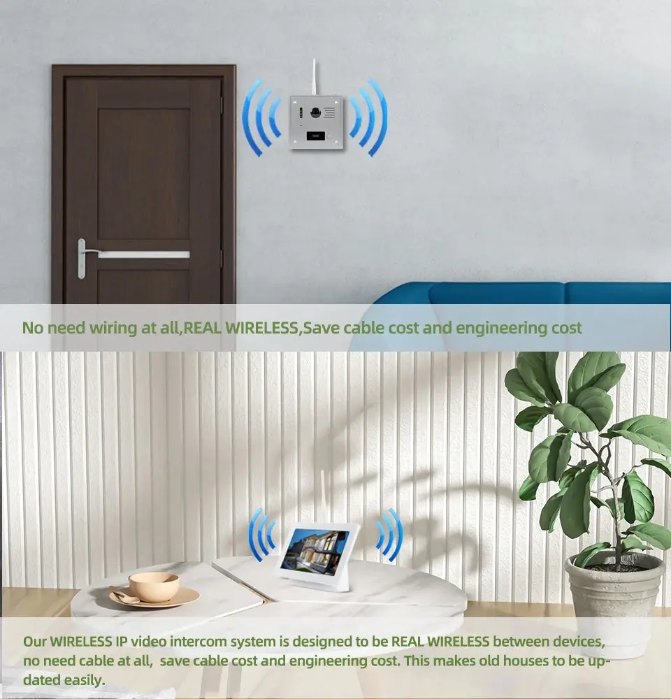Wireless IP WiFi video intercom doorbell (4)1rz
