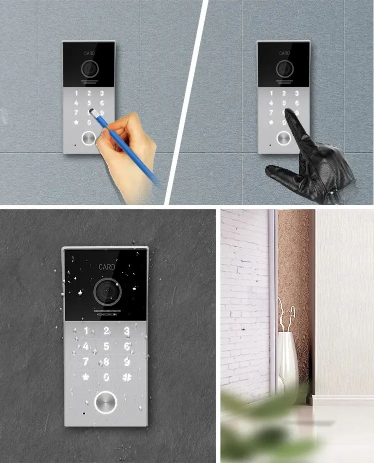 rfid access and keypad camera doorbell (9)5n1
