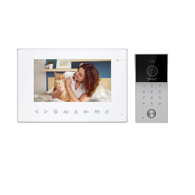 Video Door Phonewith Light Sensor Keypad