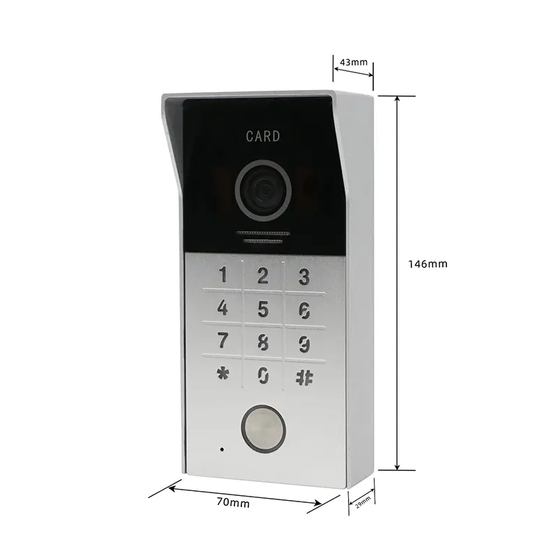 4 wire video intercom