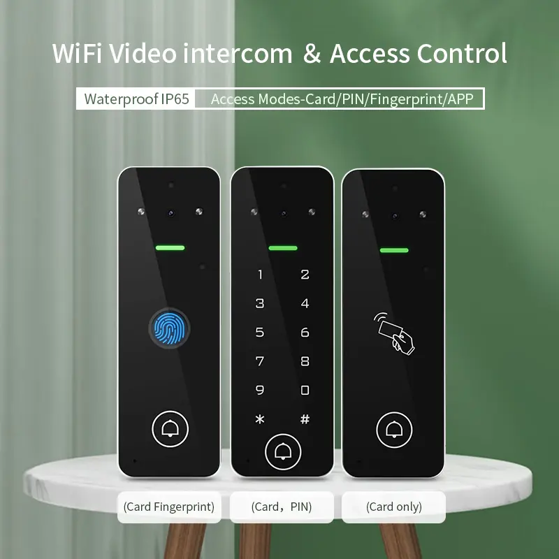 WiFi Video Intercom With Card & Pincode Access