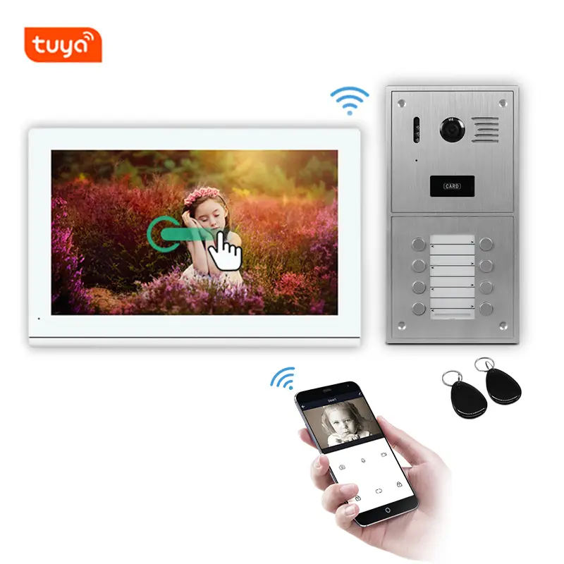 IP Video Door Phone System For Direct Press Apartment