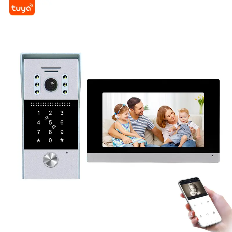 2 wire bus ip door entry for apartment system
