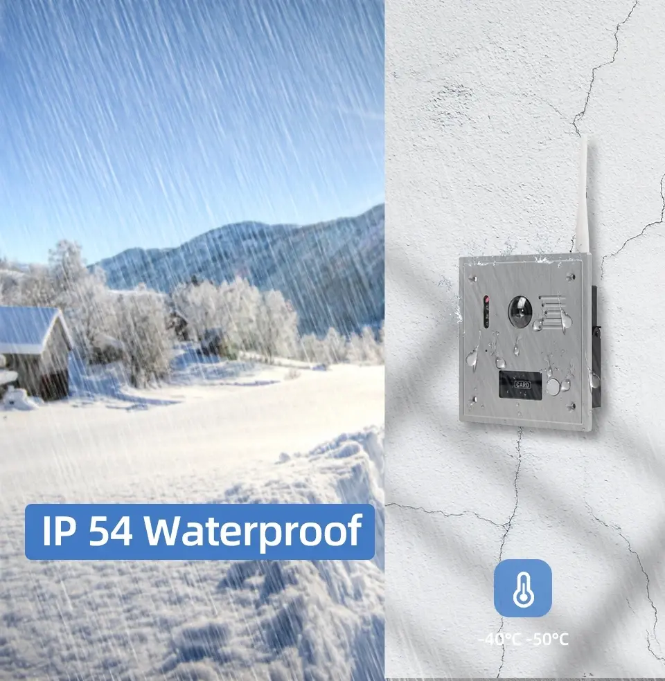 Wireless IP WiFi video intercom doorbell (9)z6y