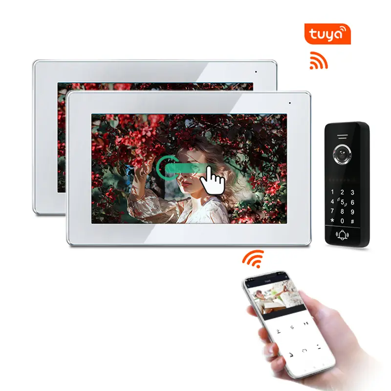 WiFi Video Door PhoneWorks with Smartphone by App Tuya