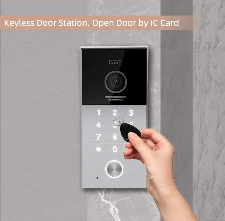 rfid access and keypad camera doorbell (10)0lb