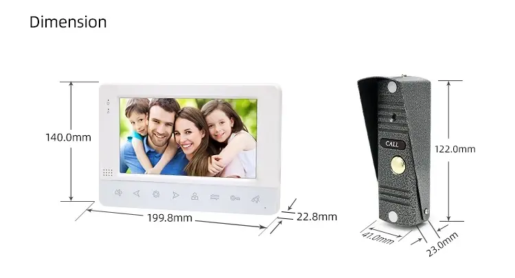 960P AHD Video Door Phone Video Door (8)lqc