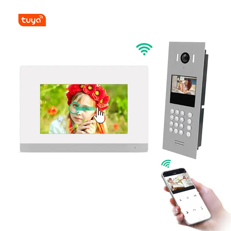 Braille keypad IP Video Door Entry System For Apartment