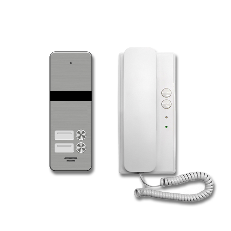 2 Wire Audio Intercom System For 4-family
