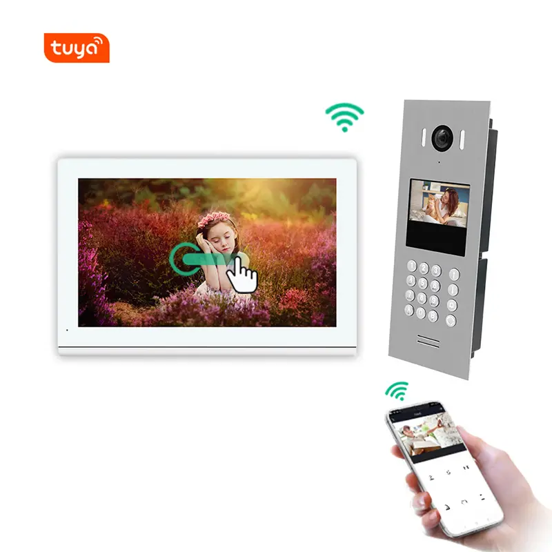 Stainless Steel IP Video Door Entry System For Apartment