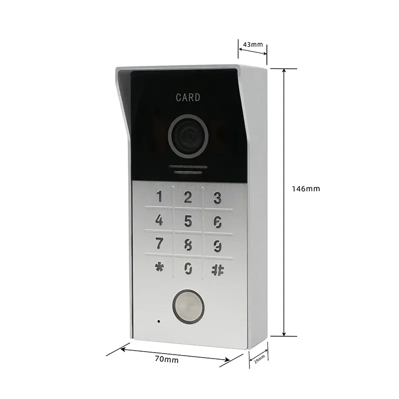 4 wire video intercom