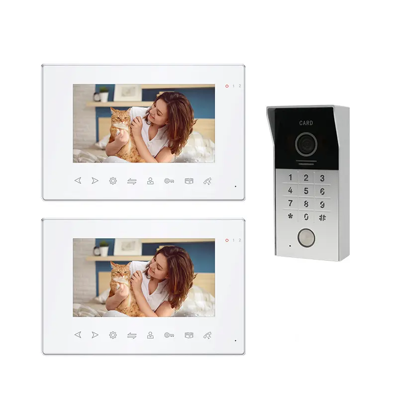 Video Door Phonewith Light Sensor Keypad