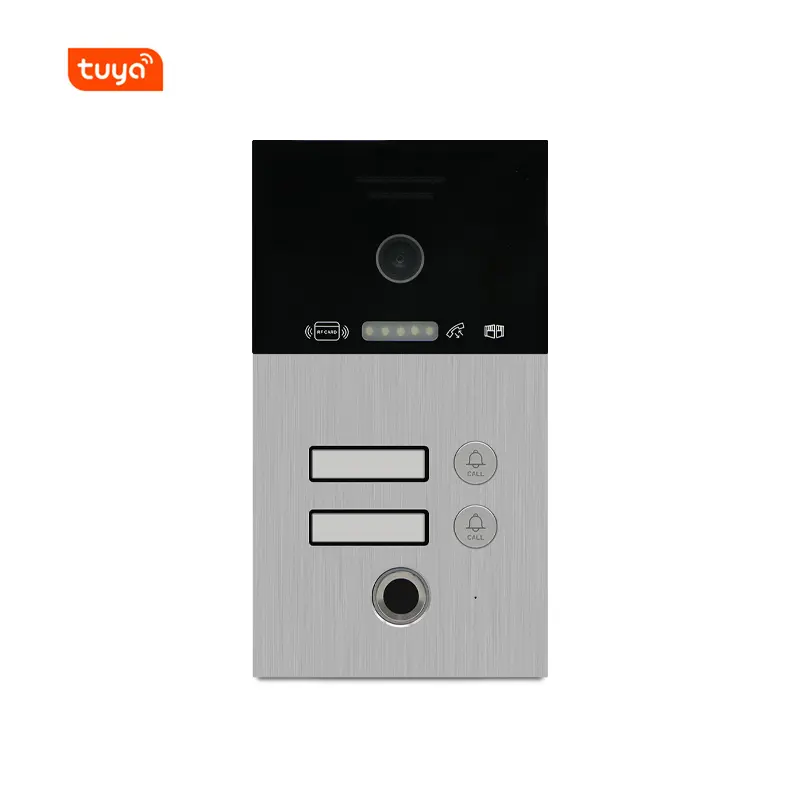 WiFi Video Door Phone with fingerprint unlock for 1/2/3/4 apartments