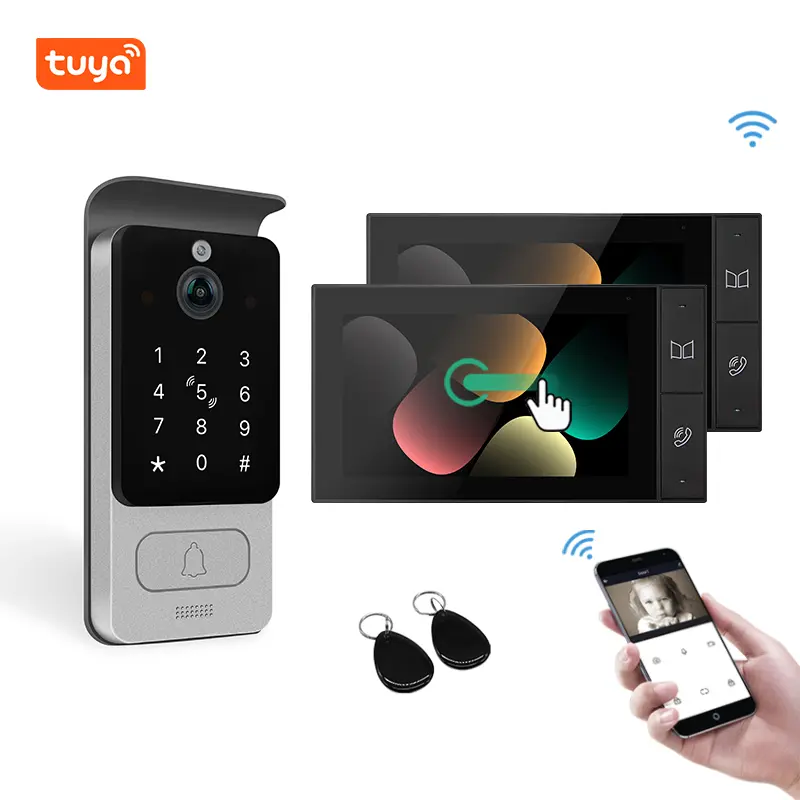DHCP DIY IP door phone kit for single house