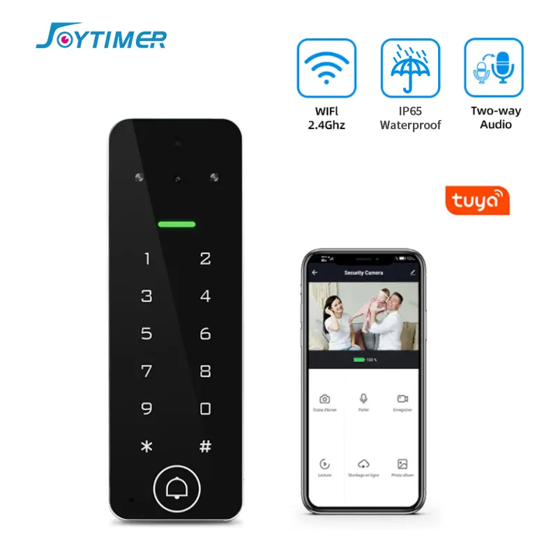 WiFi Video Intercom With Card & Pincode Access