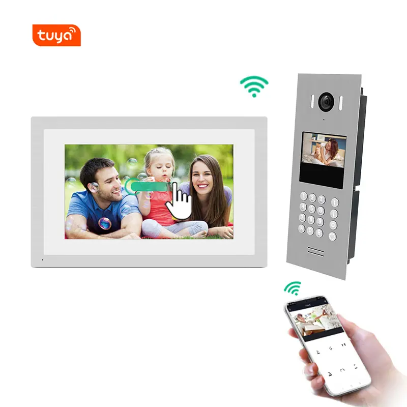 Braille keypad IP Video Door Entry System For Apartment