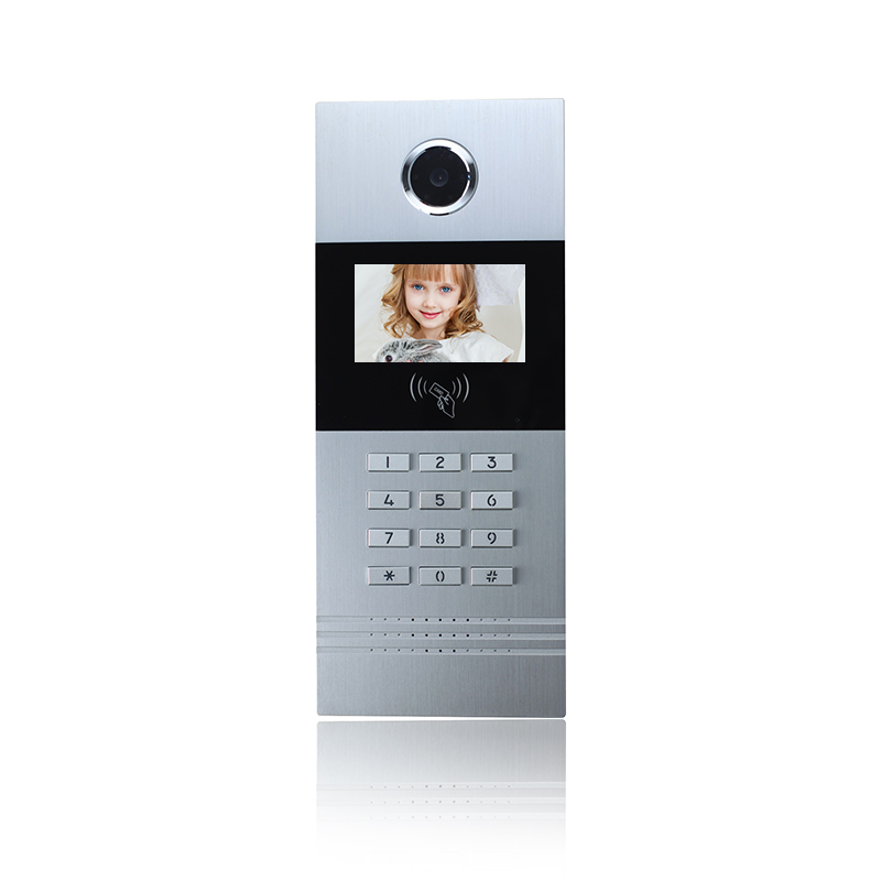 2 wire bus apartment video door entry