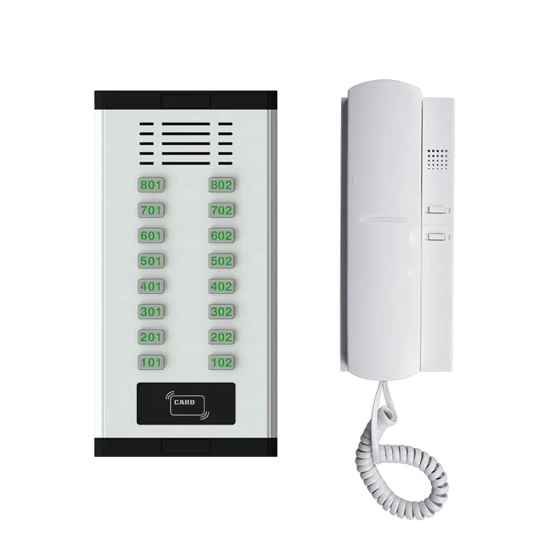 2 Wire Audio Door Phone for apartment